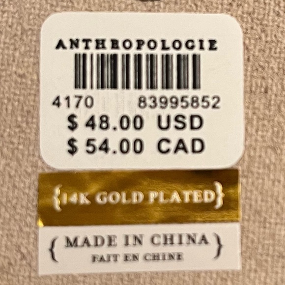 Anthropologie Crystal Crescent earrings - Picture 4 of 4